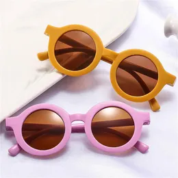 Hair Accessories Suefunskry Baby Kids Girls Sunglasses Headband Round With Solid Color Bow Hairband Party Favor Headwear