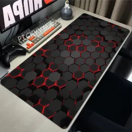 Pedler geometrik büyük fare ped 100x50cm büyük bilgisayar fare faresi minimalizm Mousepad büyük klavye paspesi oyuncusu fare pedler masa paspasları