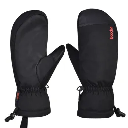 Handschuhe Winter Ski Fäustlinge warme Handschuhe winddichte wasserresistente Schneehandschuhe Fähler für das Fahrradlauf im Freien