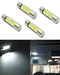 50x White 35050SMD 29mm 6641 Säkringsstil Led Festoon -lampor för bilfänga spegelbelysning Sol Visor Lampor Ersättning8578181