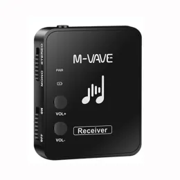 アクセサリMVave WP10 2.4Gワイヤレスイヤホンモニターシステム充電式送信レシーバーサポートステレオモノレコーディング機能