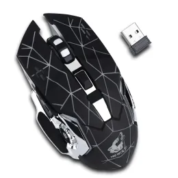 Myszy 2400DPI Gaming Mouse X8 Bezprzewodowe ładowce myszy.