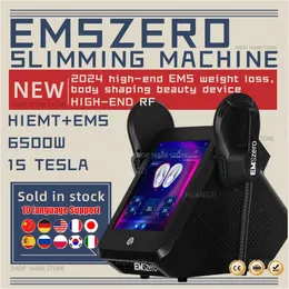 HOT EMSzero Electro Magnetic Stimulation Body Sculpting and Muscle Building Increases Muscle 200HZ 6500W 0-15 TESLA 2/4/5 Handles Machine