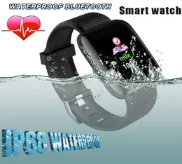 116 plus Smart Watch Bracelets 13 Zoll Fitness Tracker Herzfrequenz -Counteraktivitätsmonitor -Band Armband 115 M3 für iPhone 8421618