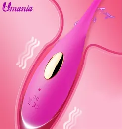 UMANIA Wireless Remote Control Vibrator Silicone Bullet Egg Vibrators Sex USB RECHARGABEL Toys For Adults Body Random Sändningar Y8737775