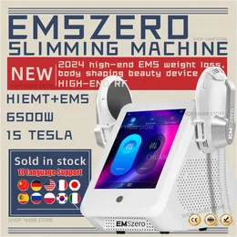 New EMSzero Electro Magnetic Stimulation Body Sculpting and Muscle Building Increases Muscle 200HZ 6500W 0-15 TESLA 2/4/5 Handles Machine