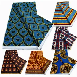 Nigeria Ankara Africa Polyester Material Wachs Stoff 2024 neueste Ghana -Druck Tianshu Textilmaterial Damen DIY Kleid nähen 240523