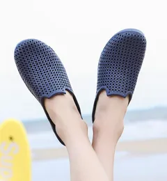 Men039s Summer Beach Sandals Outdoor Casual Seaside Slippers Hollow Out Hole Мягкие ежедневные ленивые туфли на открытые пляжные шлепанцы Siz3262050