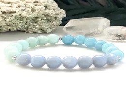 MG0863 Natural Chalcedony Stone Energy Bracelet Fomens Energy Power Bired Gift для подруги3707676