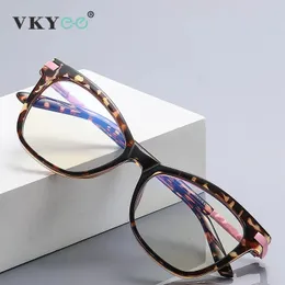 VICKY Women Kobiety na receptę okulary hiperopia krótkowzroczność Czytanie okularów przeciw niebieskie światło blokujące okulary optyczne rama PFD2108 240601