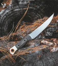 15500 Hunt SeaMcrafter Blade Blade Knife 608 "CPM-S45VN Blade Tactical Survival Combat Compitive Camping Knives Outdoor Sports EDC TOTQ