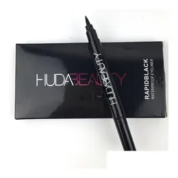 Eyeliner Hud Black Liquid Long Lasting Eye Liner Pencil Foundation Makeup Delineador De Ojos Kit Drop Delivery Health Beauty Eyes Otasi