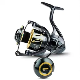 Rod Reel Combo Baitcasting Reels 20 Tiaz Stella Spinning SW3000 SW4000 SW5000 SW6000 91BB 27 kg Max Drag Metal Handle Saltwater Fishing Otjti