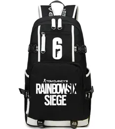 Rainbow Six Ryggsäck Shoot Play Daypack Siege 6 Schoolbag Game Rucks Sport School Bag Outdoor Day Pack8007319