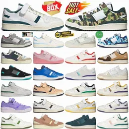 Forum 84 Buckle Bunny Bad Tint Sneakers Shoes Living Anniversary 30th Trainers Womens Mens Camo Low Cloud White Silver Gumpebble Core Brown Royal Alone Alone