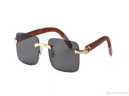 2019 Designer de vendas búfalo buzina masculina de madeira retro de madeira de madeira masculina e feminina lentes sem moldura designer de marca Driving Glass3866964