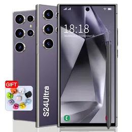 7,3 Zoll 5G S24 Ultra Mobiltelefon entsperrte Touch Play Screen Android Smart 13 System S24 Android Smartphone -Kamera -Telefon HD -Anzeige Gesichtserkennung 1TB