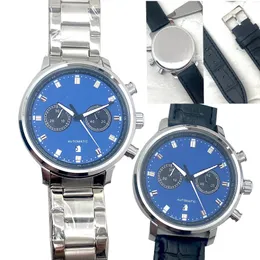 Top luksusowy zegarek męski z chronografem Widpy kwarcowe japońskie i oryginalne skórę lub opaskę ze stali nierdzewnej