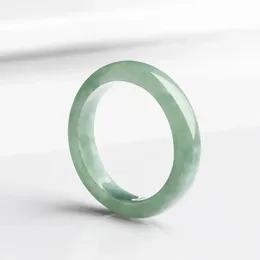 Burmese Jade Rings for Women Accessories Emerald Gifts Amulets Natural Jewelry Charm Amulet Designer Green Jadeite Gift Charms 240510