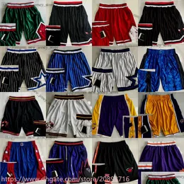 Baskettröjor autentiska ed klassiska retro shorts med fickor baskeballficka kort andningsgymträning strandbyxor svettpa dhu5z