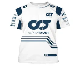 2022 Team Racing Men039s und Women039s T -Shirts Scuderia Tauri One Uniform Anzug Moto Tee Cycling Jersey PLU3502553
