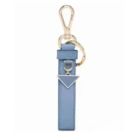 2024 Lanyards Luxury Brand Keychains Fashion Bag Pendant Men Women Car Key Chain Prad Keyring Designer Leather Keychain Very Cute Lover Keychains Accessories