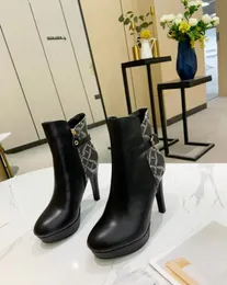 klackade klackstövlar efterglöd plattform ankel boot designer alfabetiska kvinnor skor dam bokstav tjocka höga klackar stor storlek 35426942568