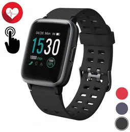 Smart Watch IP68 Waterproof Fitness Tracker Hevert Monitor Step Counter Sport Smart Armband för utomhus Smartwatch Reloj INTE8904301