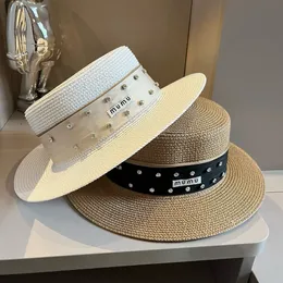 Flat-Hut-Designerin Frauen Strohhut Mode Jazz Weitbrimhut Hochwertiger Männer Sonnenschutzmittel für Männer