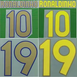 06-08 Home Away Ronaldinho Patch NameT