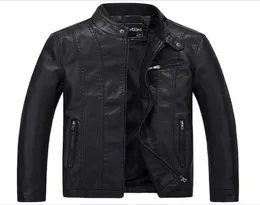 Whole BOYUAN Leather Jacket Leren Jas Heren Chaquetas De Cuero Hombre 2017 Leather Biker Jackets For Men Black Leather Jacket4842525