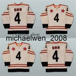 Gaoxin Weng vintage Cheap Mens 4 Bobby Orr All Star Ice Hockey Jerseys Stitched Sewn NEW Embroidery Stitched Ice Hockey Jerseys Accept Mix Order