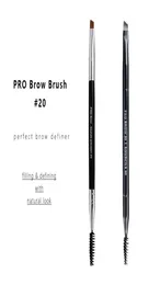 Pro Eye Brow Makeup Brush 20 Dualed Eye Liner Brow Definer Cosmetics Beauty Tools5379491