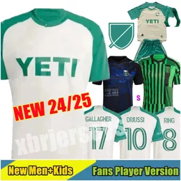 Rubio 24 25 Austin FC piłka nożna na wyjeździe Blue Djitte Driussi Ring Cecilio Fagundez Urutti Football Shirts Mundur Top 2024 Rubio Version Ml Spride Pre-Match Men Kids Kids