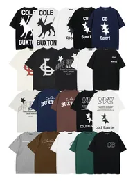 Cole Buxton T-Shirt Herren Designer T-Shirt Männer CB Shirt Fashion T-Shirt Sommer Lose Grafik Tees Frauen hochwertige klassische Drucktife Kurzarm Baumwolle