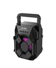 LZ3101 Bluetooth Speaker Wireless Outdoors Convenient Portable Subwoofer U Disk Card 3Inch Speaker The logistics Pls Cont5015604