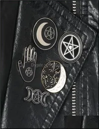 Pins Broschen Schmuck Witch Pins Kollektion Pentagramm Triple Moon Constellation Wizard Witchy Goth Revers Pin für Hexen Drop Deli9482667