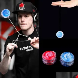 Yoyo grossist 15 PCS Magic Ball Toys For Kids Colorf Plastic Lätt att bära Yo-Yo Party Boy Classic Funny Gift Drop Delivery Gift Nov DHBPD