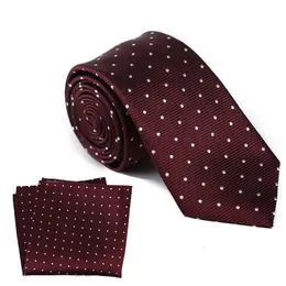 Alfaiate smith polka ponto galheta bolso de bolso cenário designer luxunhão gravata bordô hankerchief artes de seda pura cravat de seda 240601