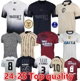 24/25コリントサッカージャージーホームアウェイYuri Alberto Paulinho 22 23 24 25 Camisetas de Footb 11 12 13スペシャルガロクラブフットボールシャツ3番目