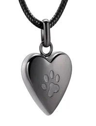 Wisiant kremacji dla psa w kształcie serca może być używany do przechowywania Asheshair pamiątki Pets8876391