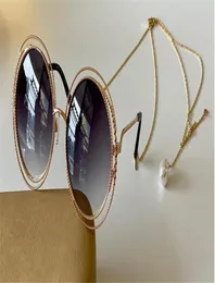 NAW Moda Spiral Pattern Round Retro Frame Popular Design Glasses Sunglasses Protecção de cor Decorativa Os óculos de alta qualidade 114S3625036