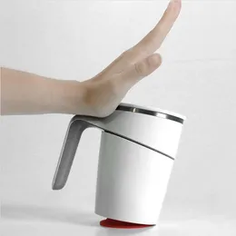 FIU элегантный не заливая чашка против разлива всасывающее вакуумное вакуумное дно нержавеющая внутренняя 2-слойная кружка Cup Бесконом