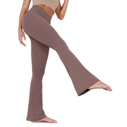 OS Women's Cloud Feeling Across Flared Pants with Back Pocket, High Wait Bootcut Lounge Yoga Pants-30/32 "Inseam