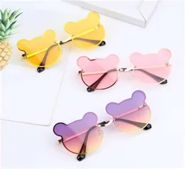 새로운 패션 어린이 선글라스 금속 만화 아이 Sun Glass Boys 여자 Visor Sunglassb8208998