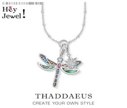 Charm Necklace Dragonfly Sun Winter Fashion Böhmen smycken Europe 925 Sterling Silver Bijoux Gift for Women Girl 2011244934552