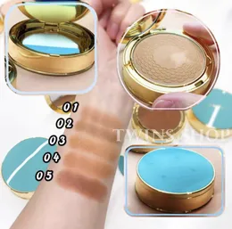 Poudre de Beaute Eclat Soleil Bronzing Contouring Powder Beauty Foundation Nature مع حقيبة يد Pouder de Beaute Embellissante