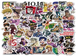 50PCSLOT Jojos Bizzare Adventure Stickers for Motorcycle Car Luggage Laptop Bicycle Fridge Skateboard Anime Notebook Diy Decal ST6310602