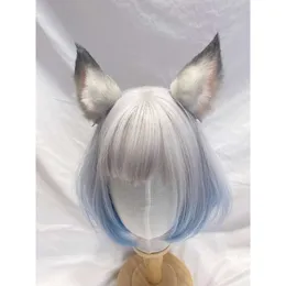 Hu Tao Headwear Fox Ear Tail Game Blue Archive Cosplay Props for Halloween Christmas Party Comic Show誕生日カスタムアクセサリー
