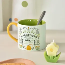 Кружки Meyjig Ceramic Mug Mug Milk Tea Cup с подарочной коробкой Home Espresso Drinkware Оригинальные чашки для завтрака 400 мл
